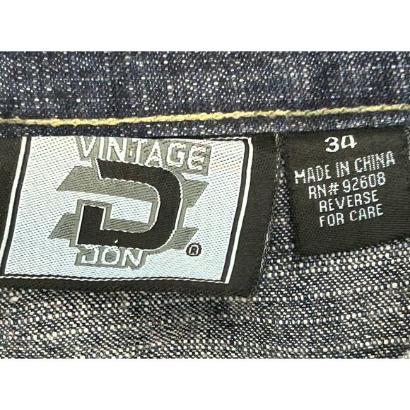 Men's 34 Vintage Don Jeans with Belt GUC - Picture 4 of 9